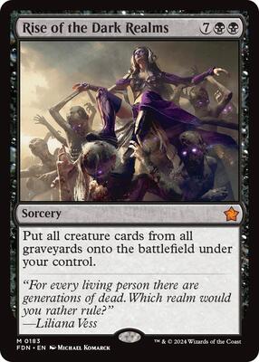Rise of the Dark Realms card from Foundations