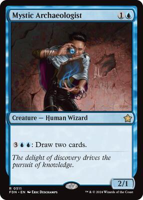 Mystic Archaeologist card from Foundations