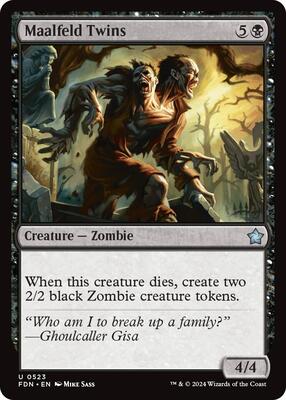 Maalfeld Twins card from Foundations