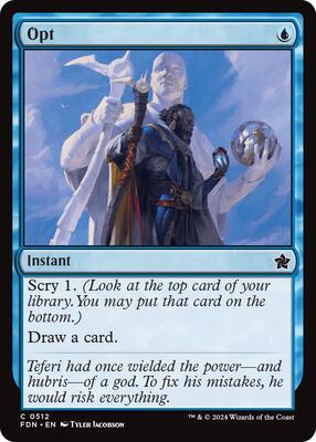 Opt card from Foundations