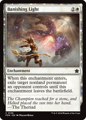 Banishing Light card from Foundations