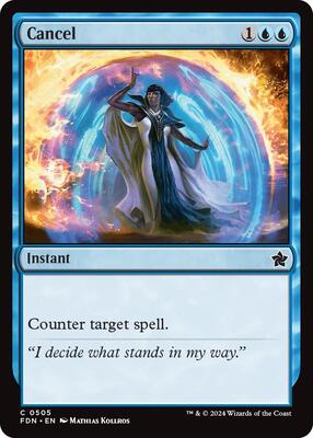 Cancel card from Foundations