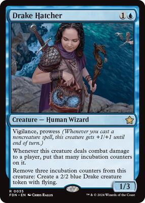 Drake Hatcher card from Foundations