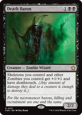 Death Baron card from Foundations