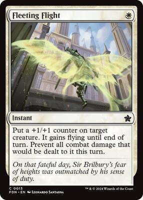 Fleeting Flight card from Foundations