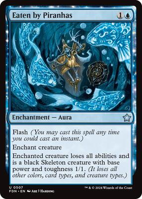 Eaten by Piranhas card from Foundations