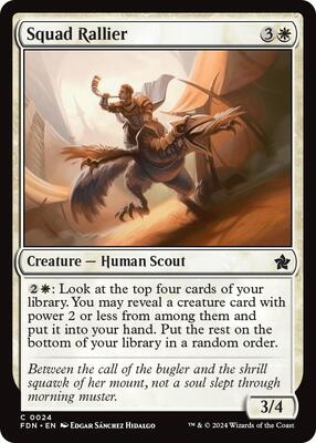 Squad Rallier card from Foundations