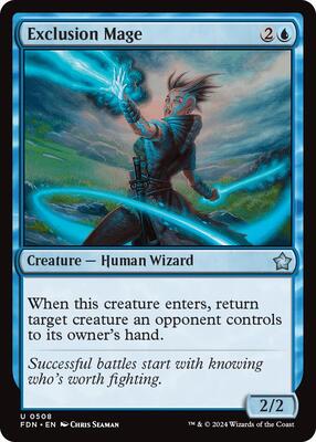 Exclusion Mage card from Foundations