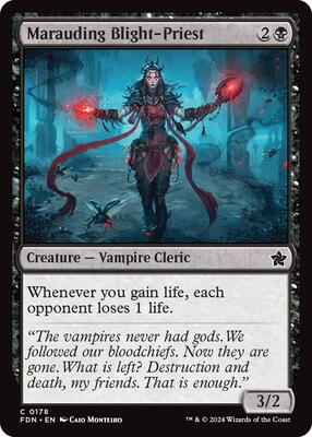Marauding Blight-Priest card from Foundations