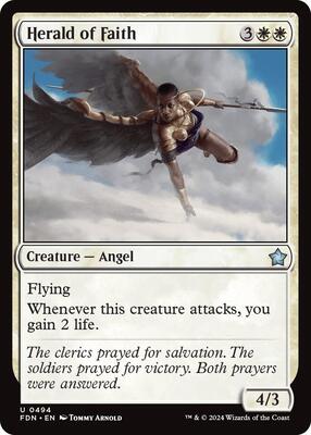 Herald of Faith (0494) card from Foundations