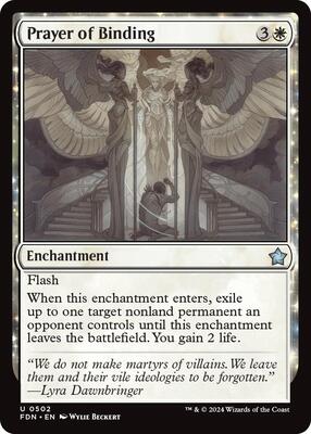 Prayer of Binding (0502) card from Foundations