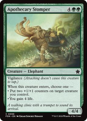 Apothecary Stomper card from Foundations