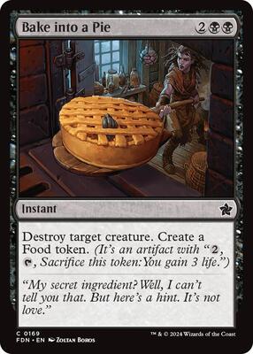 Bake into a Pie card from Foundations