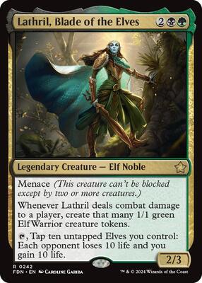 Lathril, Blade of the Elves card from Foundations