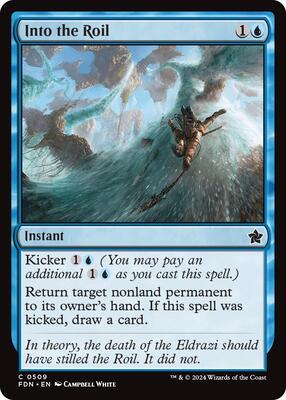 Into the Roil card from Foundations