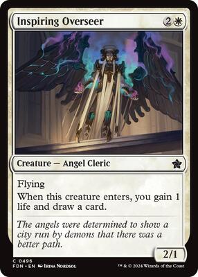 Inspiring Overseer (0496) card from Foundations