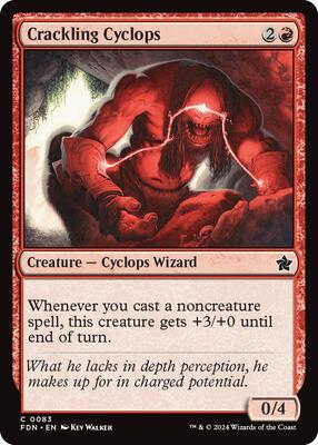 Crackling Cyclops card from Foundations