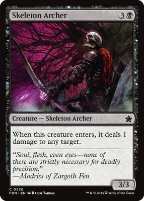 Skeleton Archer card from Foundations