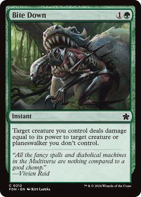 Bite Down card from Foundations