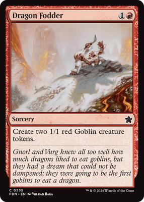 Dragon Fodder card from Foundations
