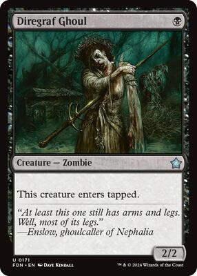 Diregraf Ghoul card from Foundations