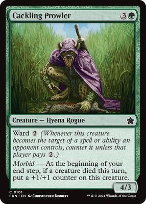 Cackling Prowler card from Foundations