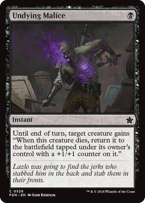 Undying Malice card from Foundations