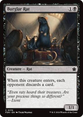 Burglar Rat card from Foundations