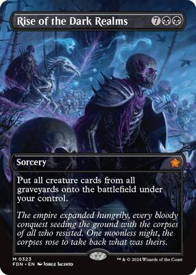 Rise of the Dark Realms (Borderless) card from Foundations
