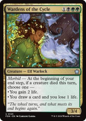 Wardens of the Cycle card from Foundations