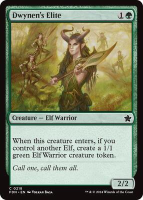 Dwynen's Elite card from Foundations