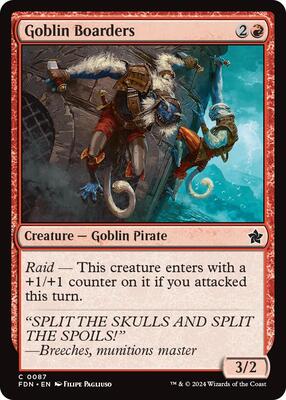 Goblin Boarders card from Foundations