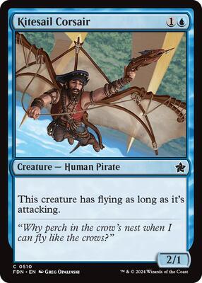 Kitesail Corsair (0510) card from Foundations