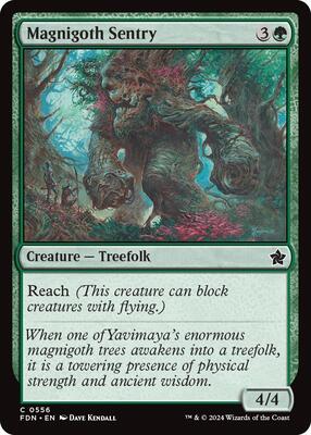 Magnigoth Sentry card from Foundations