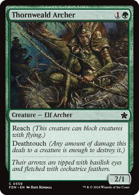 Thornweald Archer card from Foundations