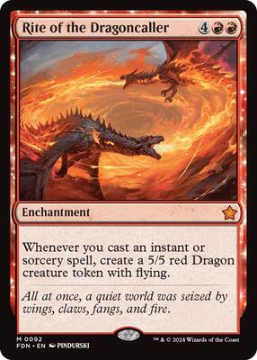 Rite of the Dragoncaller card from Foundations