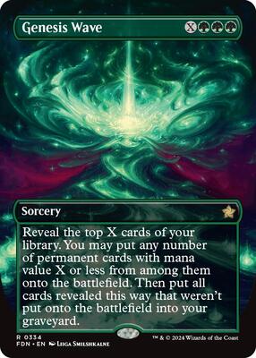 Genesis Wave (Borderless) card from Foundations