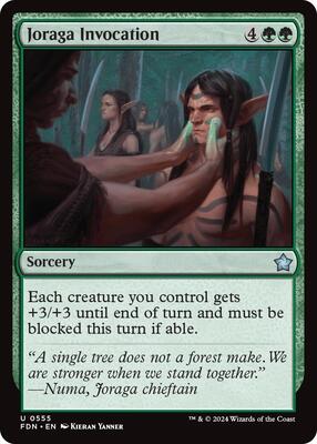 Joraga Invocation card from Foundations