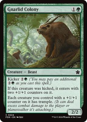 Gnarlid Colony card from Foundations
