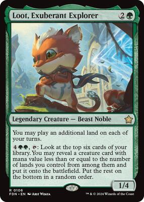 Loot, Exuberant Explorer card from Foundations