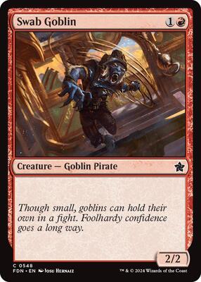 Swab Goblin card from Foundations