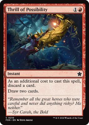 Thrill of Possibility card from Foundations