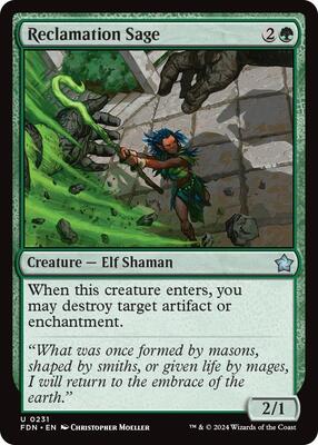 Reclamation Sage card from Foundations