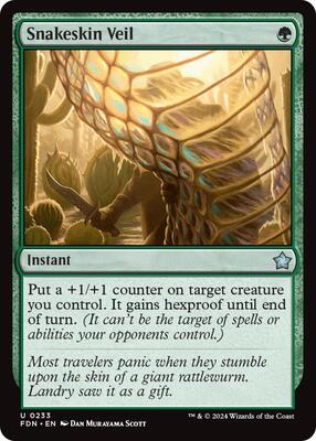 Snakeskin Veil card from Foundations