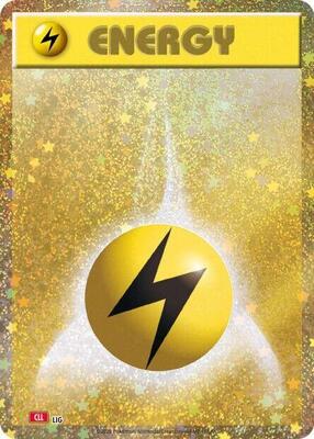 Basic Lightning Energy card from Pokemon TCG Classic: Charizard
