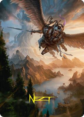 Youthful Valkyrie Art Card (28/54) (Gold-Stamped Signature) card from Art Series: Foundations