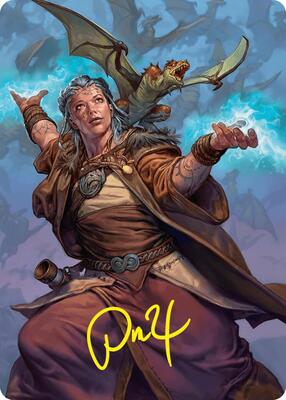 Drake Hatcher 2 Art Card (29/54) (Gold-Stamped Signature) card from Art Series: Foundations