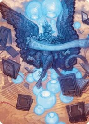 Sphinx of Forgotten Lore Art Card (33/54) card from Art Series: Foundations