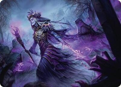 Zul Ashur, Lich Lord Art Card (10/54) card from Art Series: Foundations