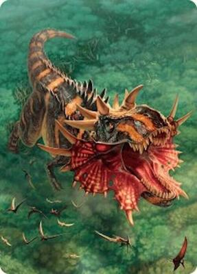Gigantosaurus Art Card (53/54) card from Art Series: Foundations